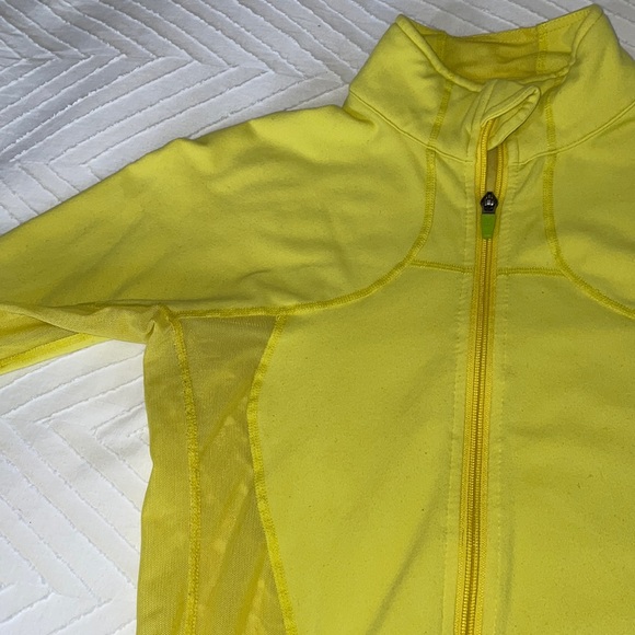 Lululemon yellow zip-up - Picture 4 of 5